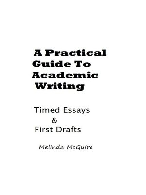 cover image of A Practical Guide to Academic Writing